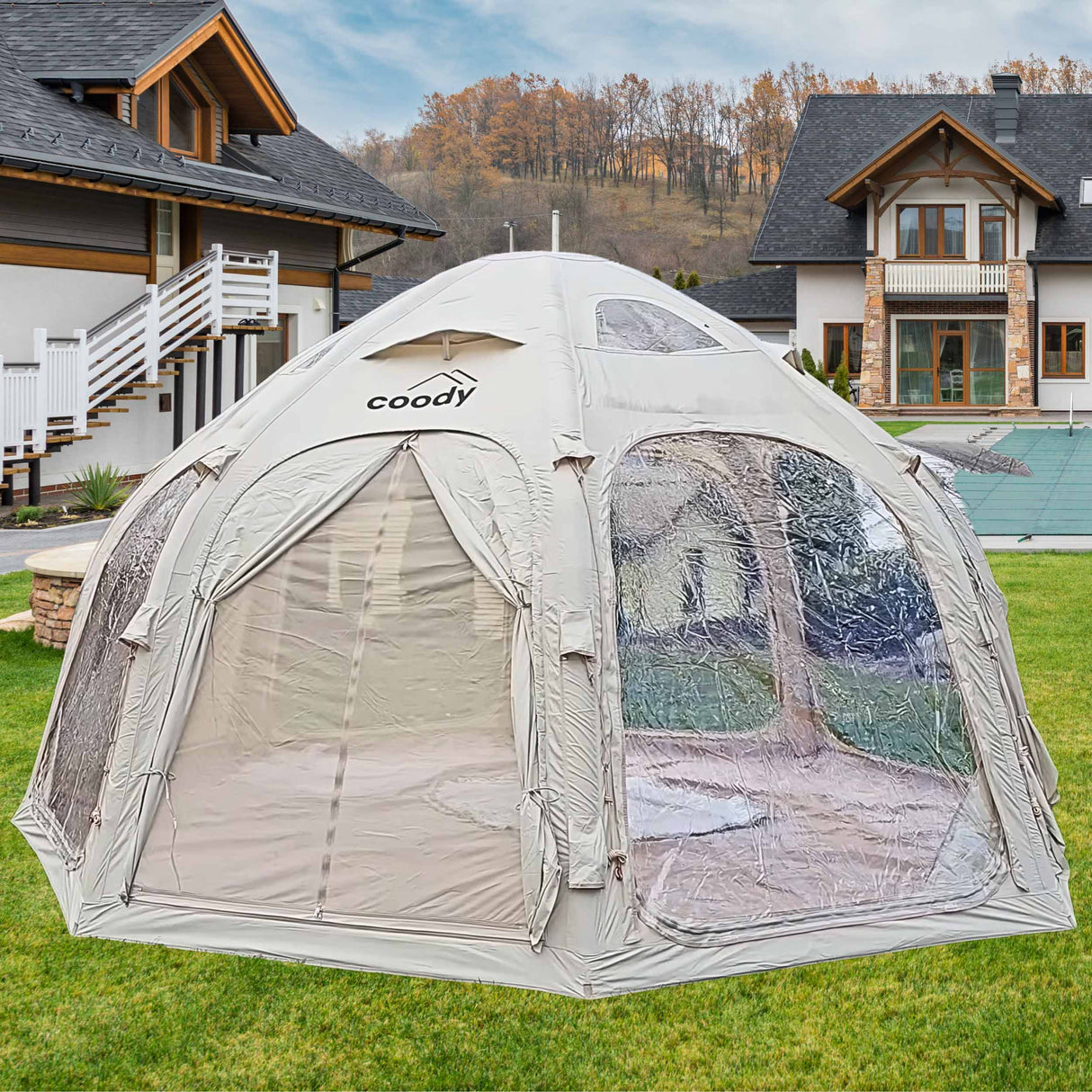 RBM Outdoors Coody Aurora Dome Inflatable Tent Octopus Beige (2–4 Person)