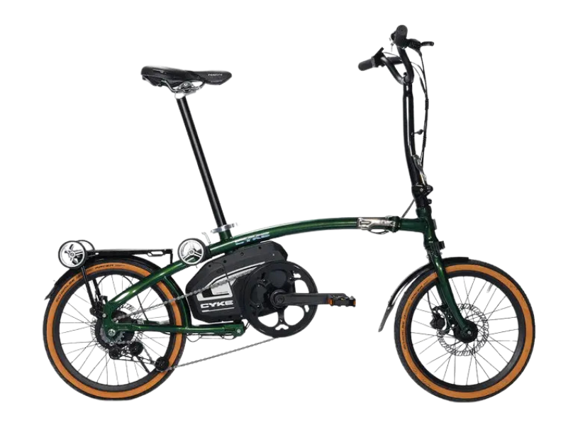 eJOEbike CYKE Kingfisher Mid-Drive Folding eBike