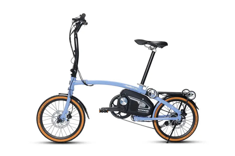 eJOEbike CYKE Kingfisher Mid-Drive Folding eBike