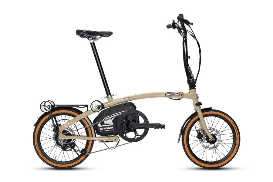 eJOEbike CYKE Kingfisher Mid-Drive Folding eBike