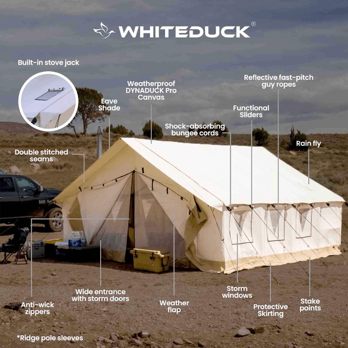 White Duck Outdoors 14'x16' Alpha Pro Wall Tent