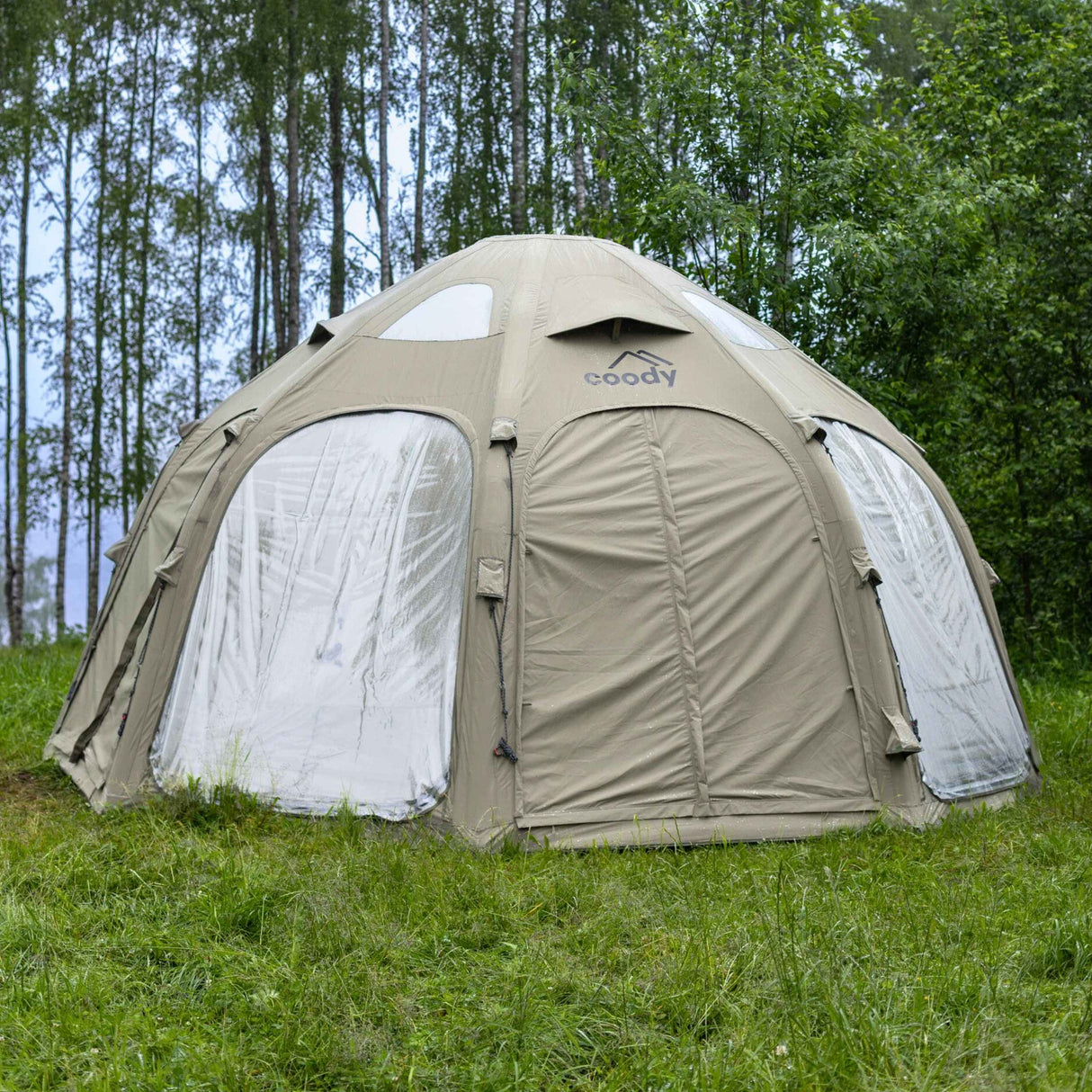 RBM Outdoors Coody Aurora Dome Inflatable Tent Octopus Forest Green (2–4 Person)