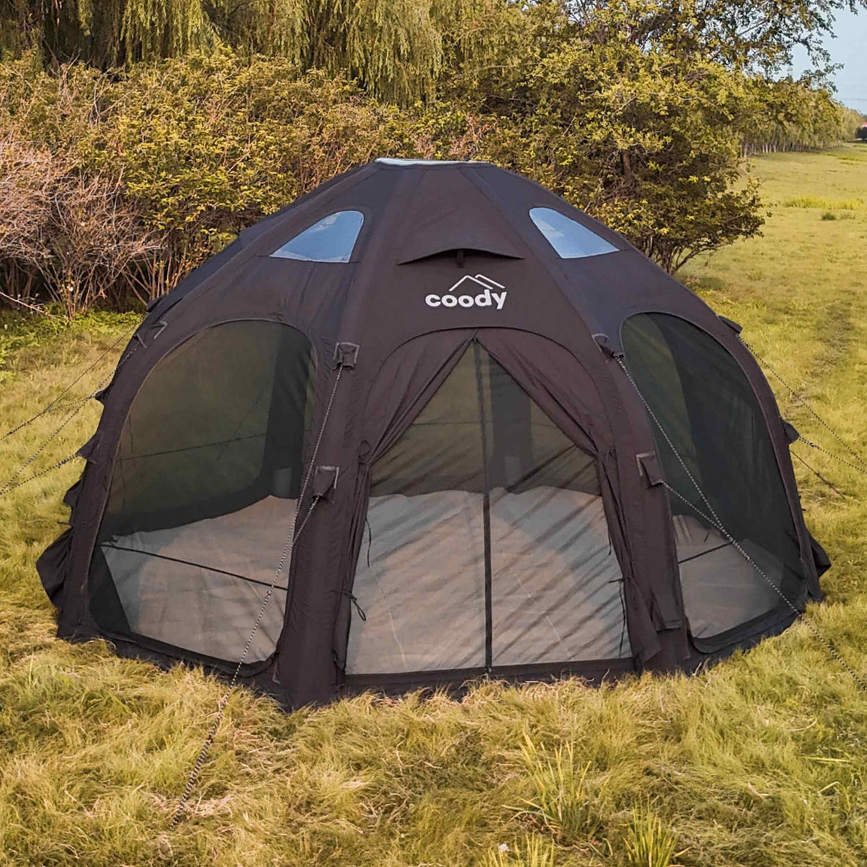 RBM Outdoors Coody Aurora Dome Inflatable Tent Octopus Black (2–4 Person)