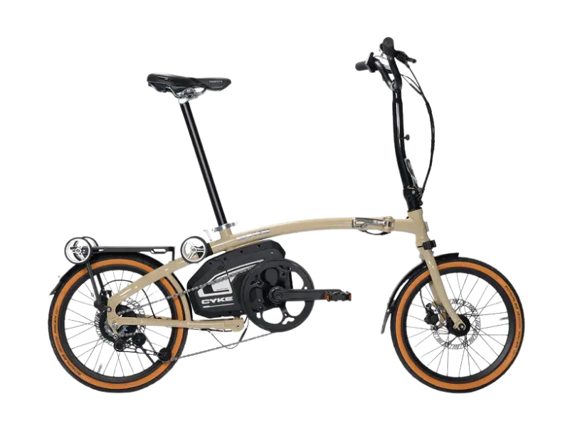 eJOEbike CYKE Kingfisher Mid-Drive Folding eBike