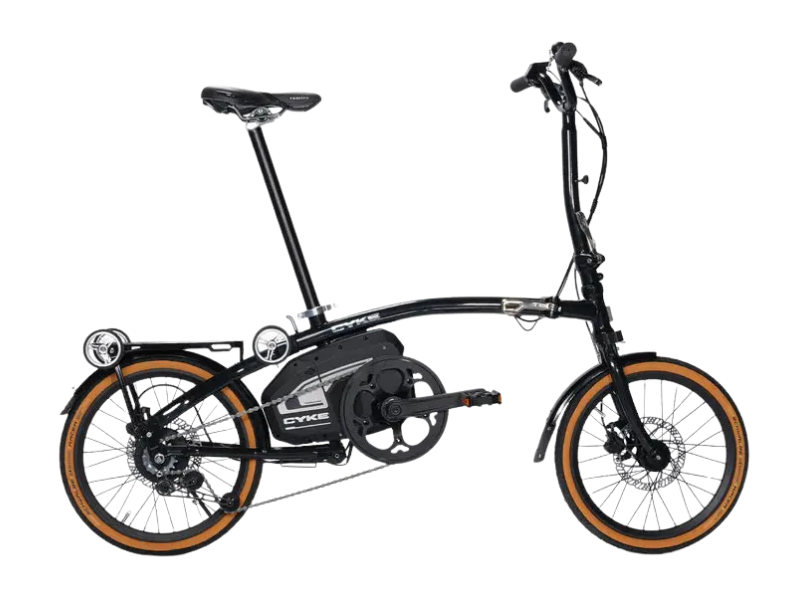 eJOEbike CYKE Kingfisher Mid-Drive Folding eBike