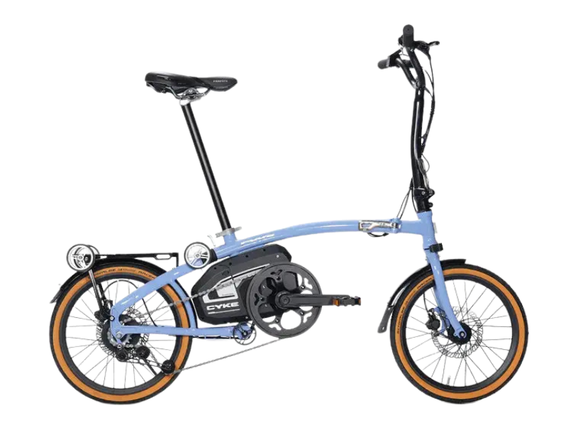 eJOEbike CYKE Kingfisher Mid-Drive Folding eBike