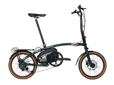 eJOEbike CYKE Kingfisher Mid-Drive Folding eBike