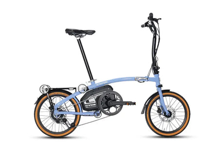 eJOEbike CYKE Kingfisher Mid-Drive Folding eBike