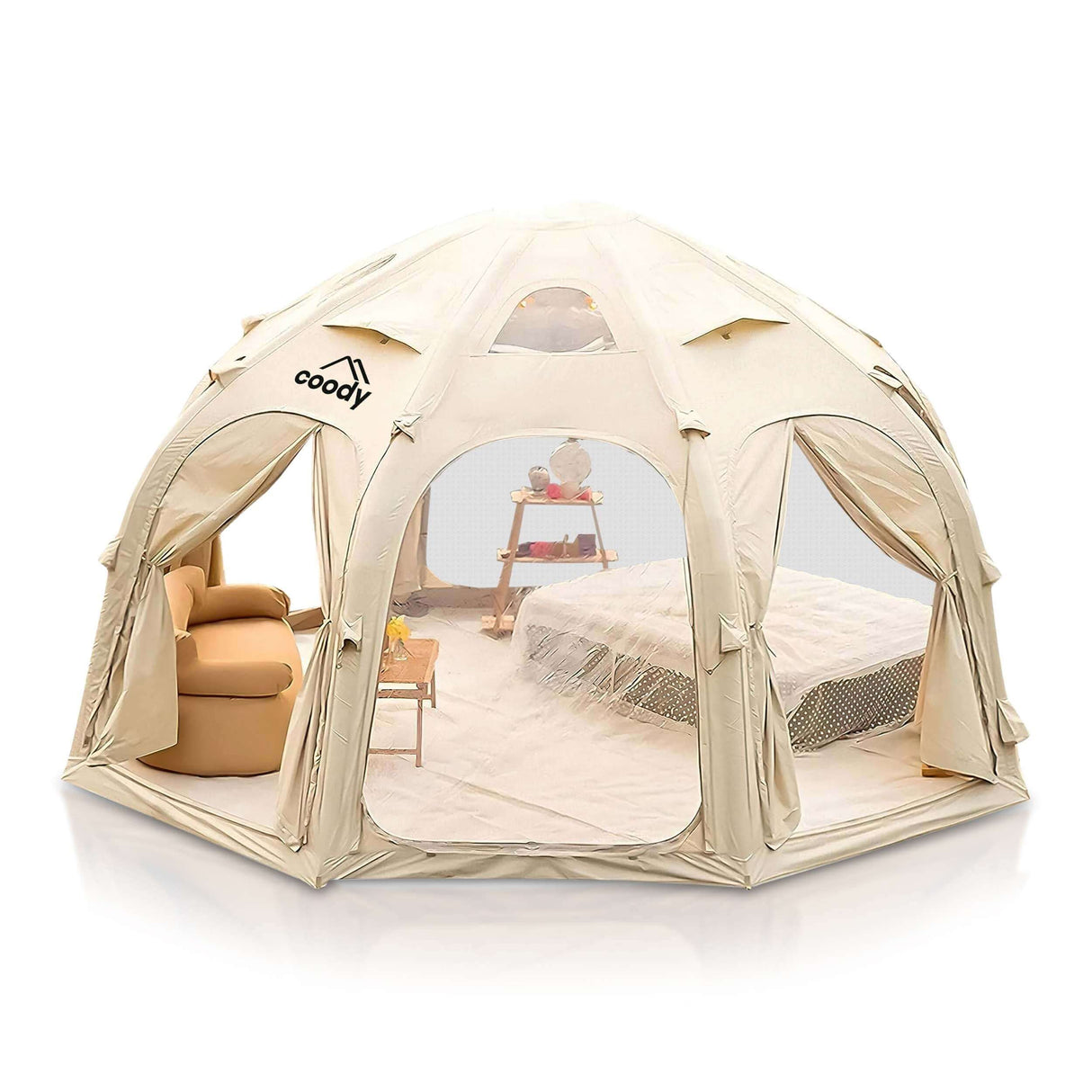 RBM Outdoors Coody Aurora Dome Inflatable Tent Octopus Beige (2–4 Person)