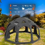 RBM Outdoors Coody Aurora Dome Inflatable Tent Octopus Black (2–4 Person)