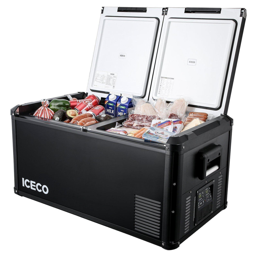 Inca Overland Outfitters VL90PROD Dual Zone RV 12 Volt Fridge Plug-in Cooler | ICECO 90L