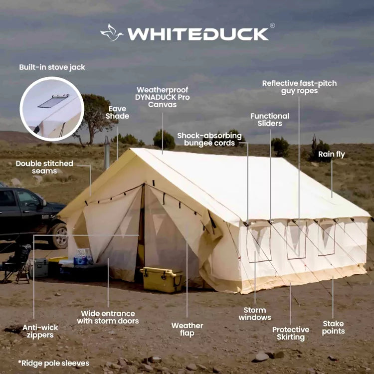 White Duck Outdoors Alpha Wall Tent (USED)