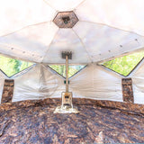 RBM Outdoors Hexagon – Double-Layer Hot Tent for 2–9 People