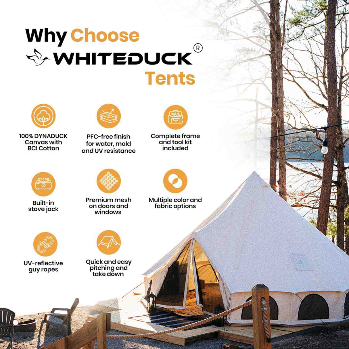 White Duck Outdoors 16.5' Avalon Bell Tent